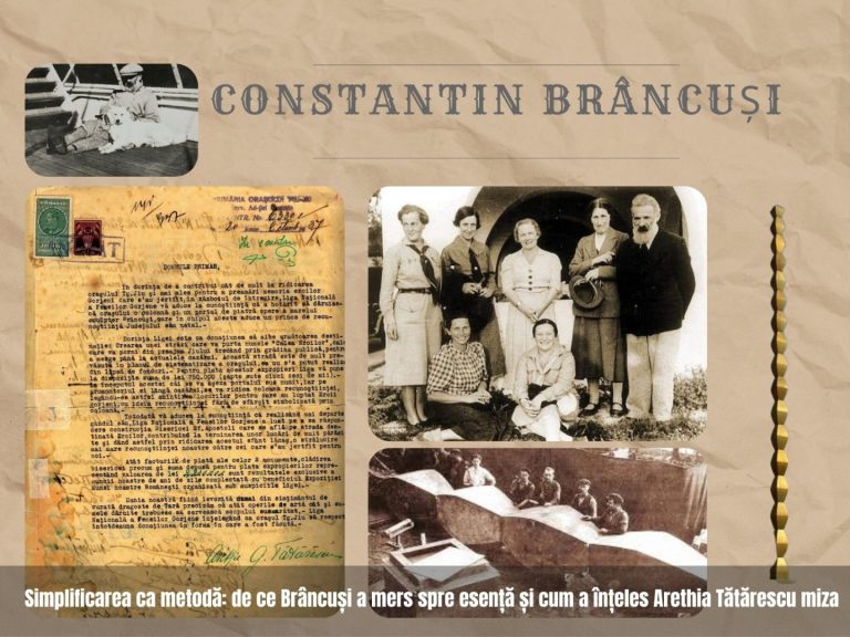 Simplificarea ca metodă: de ce Brâncuși a mers spre esență și cum a înțeles Arethia Tătărescu miza